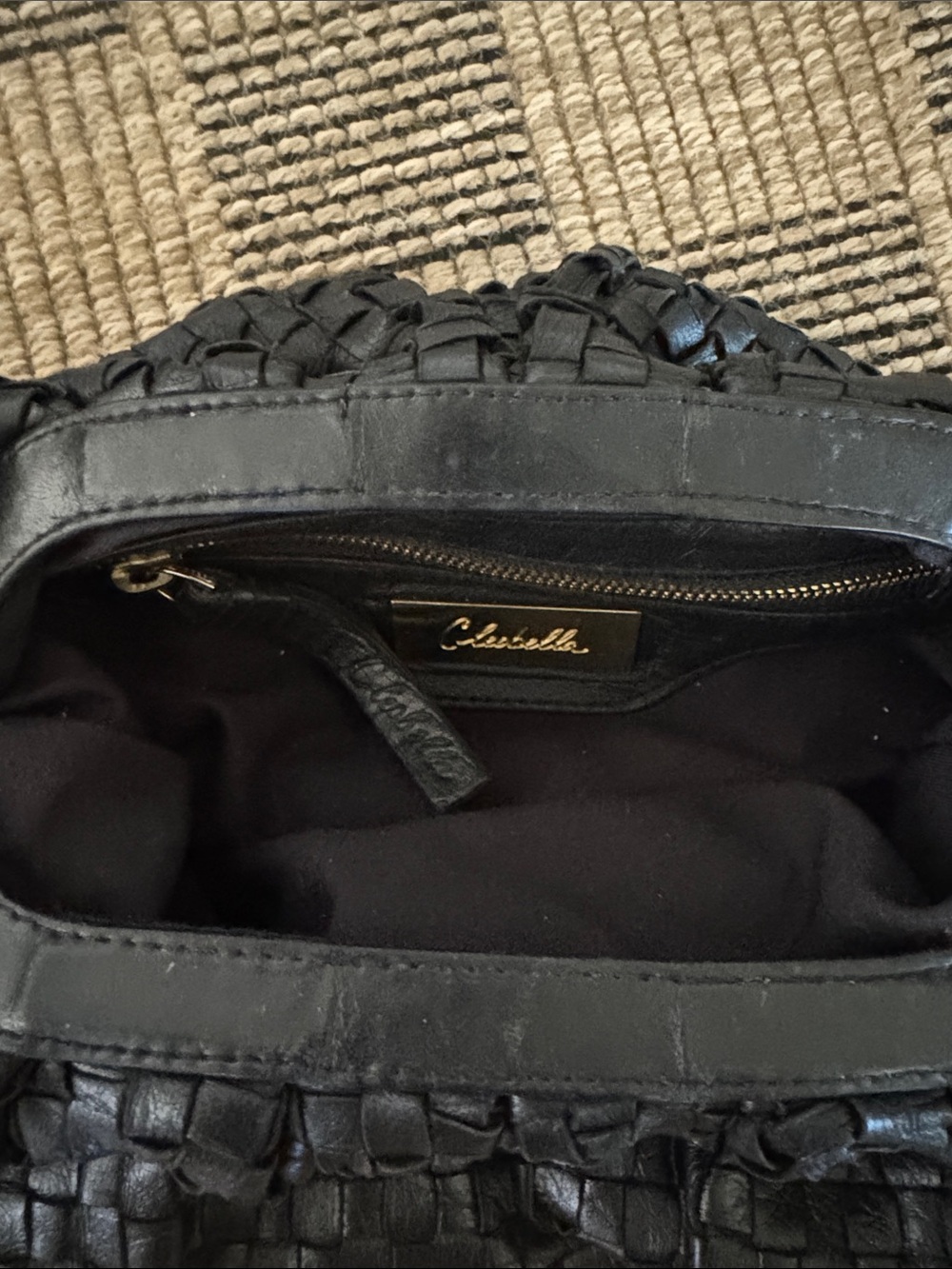 Cleobella Woven Genuine Leather Crossbody Bag - Picture 4 of 4